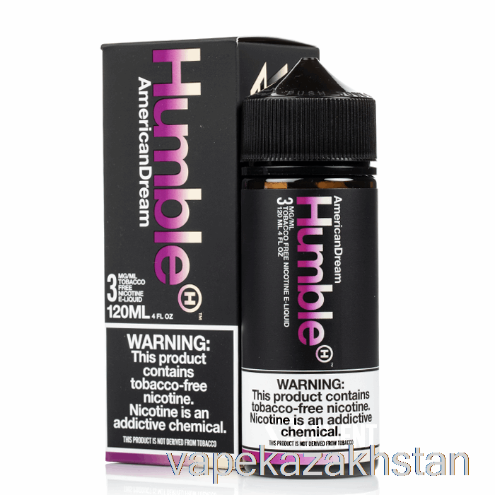 Vape Kazakhstan American Dream - Humble Juice Co. - 120mL 0mg